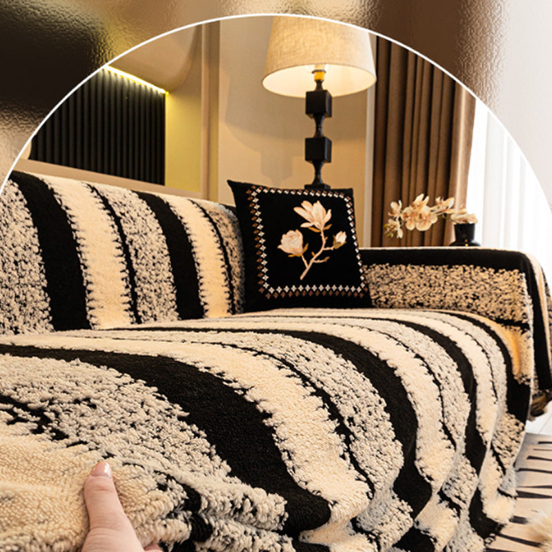 Puha, plüss, csúszásmentes kanapéhuzat