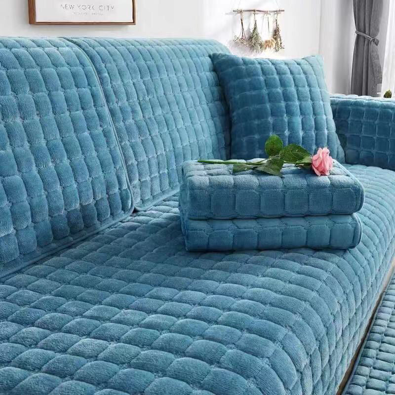 🛋️ Téli csúszásgátló vastag plüss kanapéhuzat