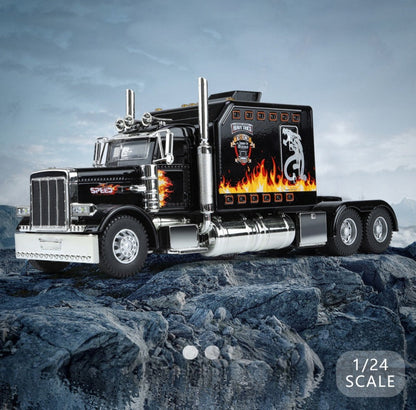 1:32 méretarányú ötvözött nagy teherbírású nyerges vontató