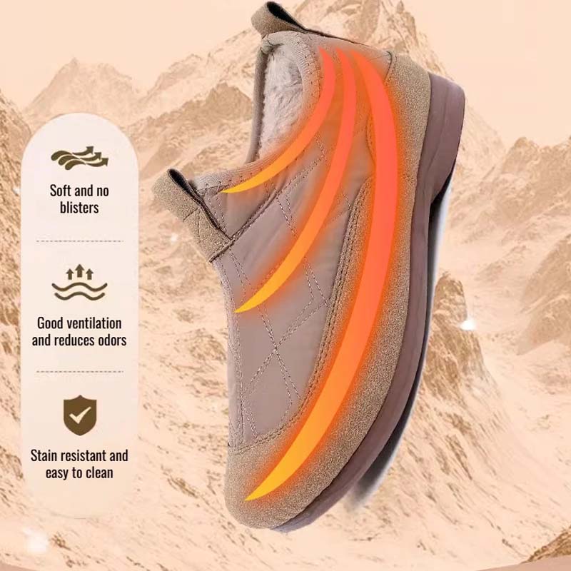 Női kültéri termikus slip-on cipő