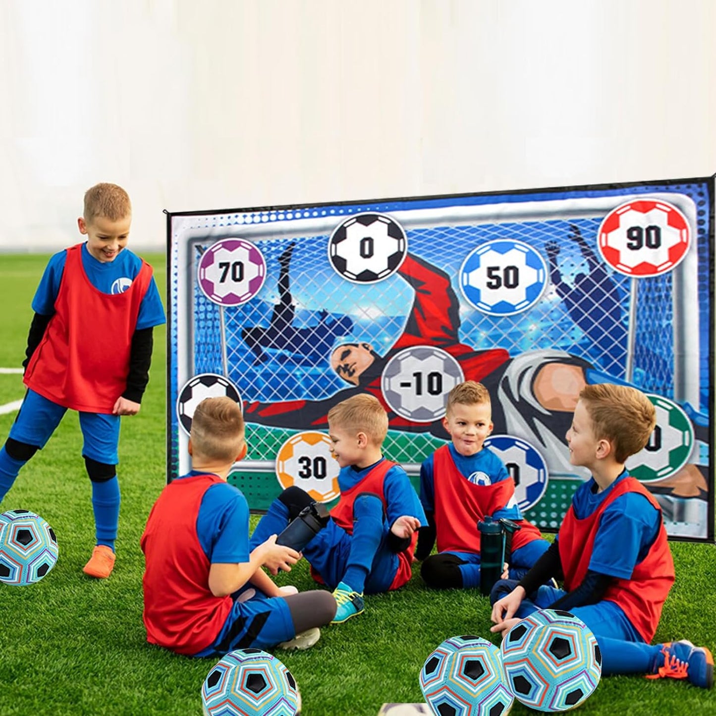 🎉Új akciós akciók – 49% KEDVEZMÉNY💥Futball labdajáték készlet gyerekeknek