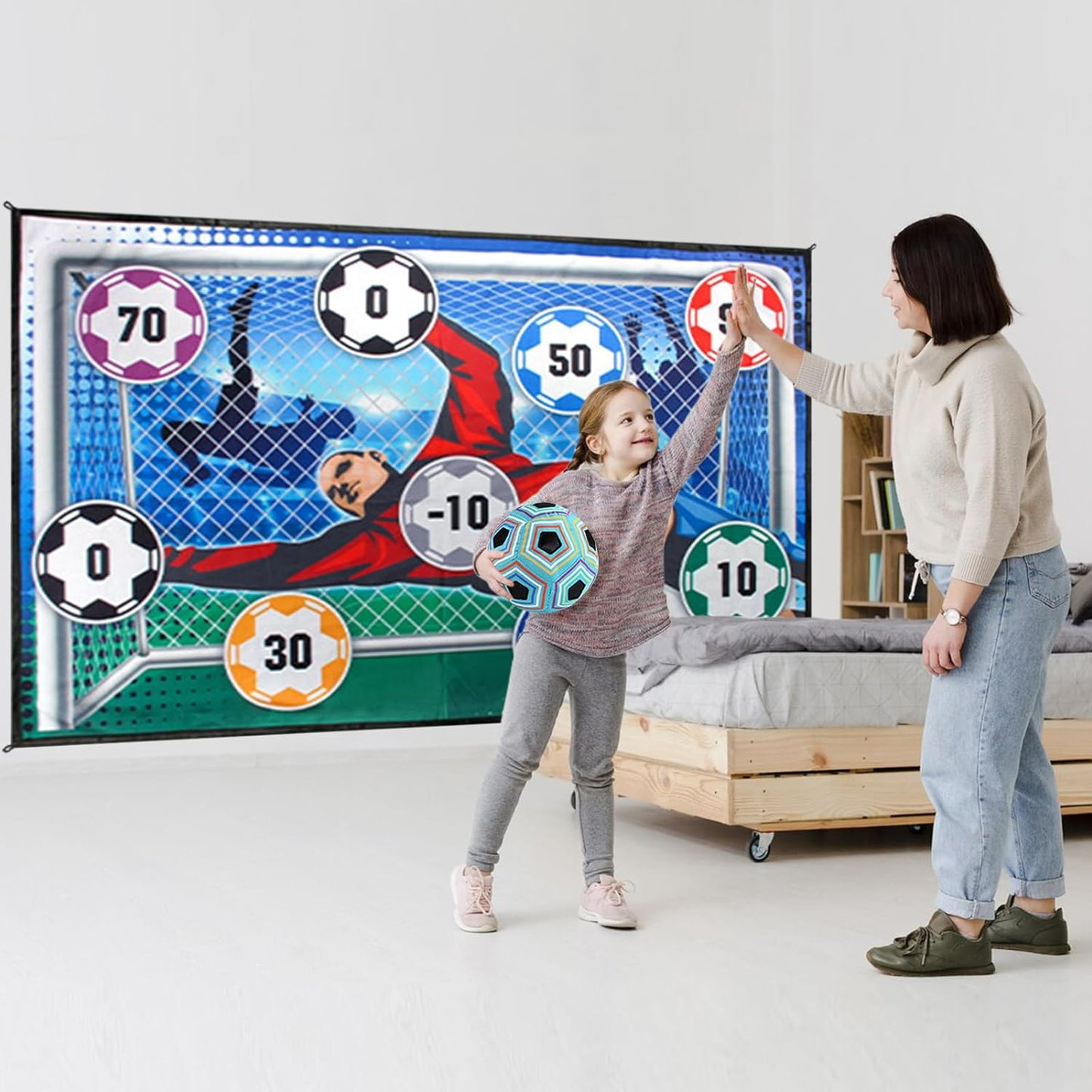 🎉Új akciós akciók – 49% KEDVEZMÉNY💥Futball labdajáték készlet gyerekeknek