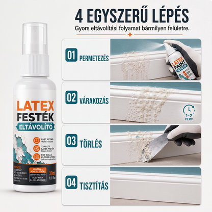 🧴 Többfelületű latex festékoldó spray – Falra, fára, fémre – Utánvét 🔥
